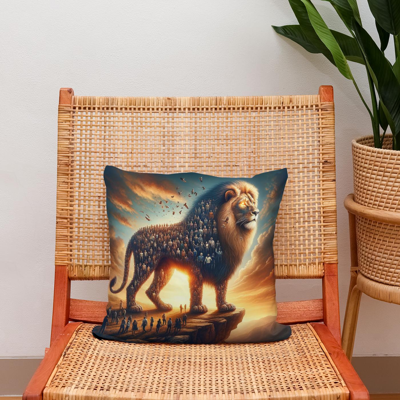 Lion's United Loyalty Cotton Cushion