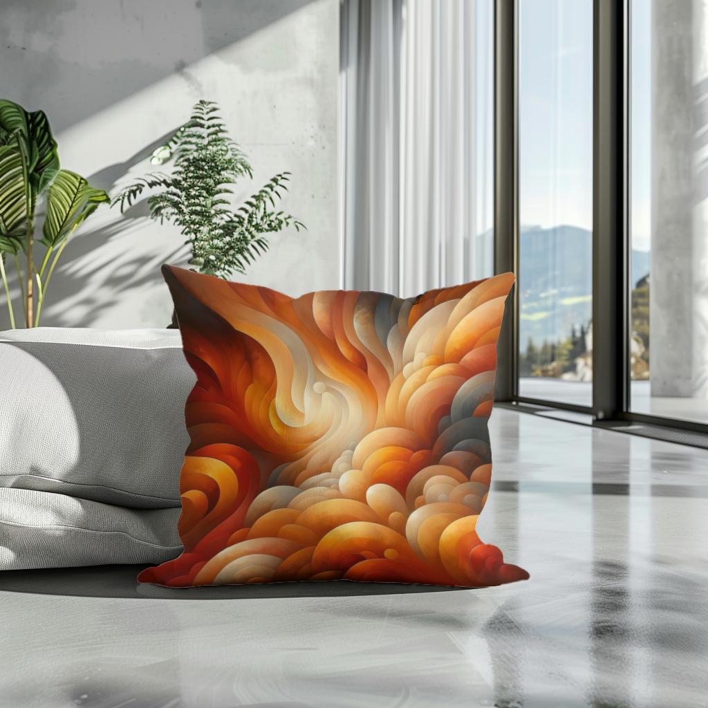 Autumn's Embrace Cotton Cushion