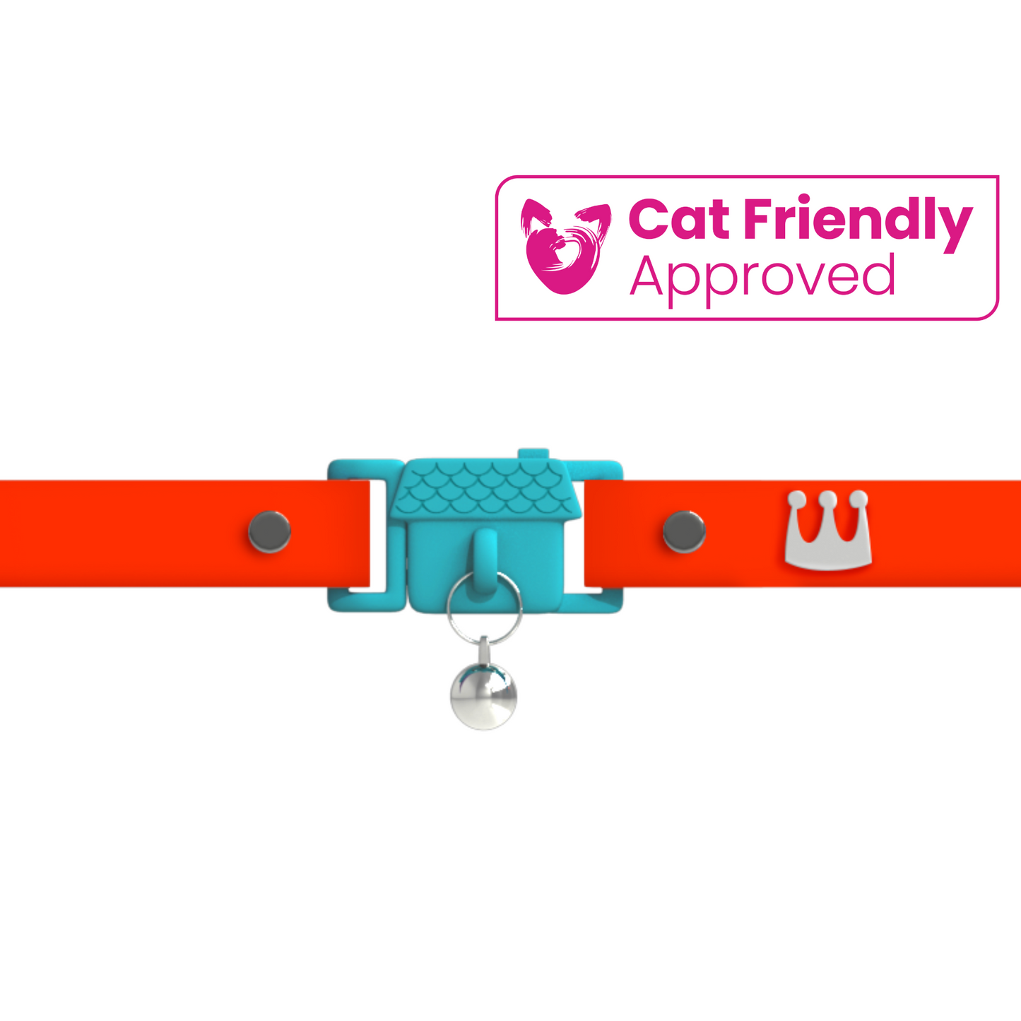 KITTYRAMA SAFFRON CAT COLLAR - Quick Release, Breakaway, Hypoallergenic
