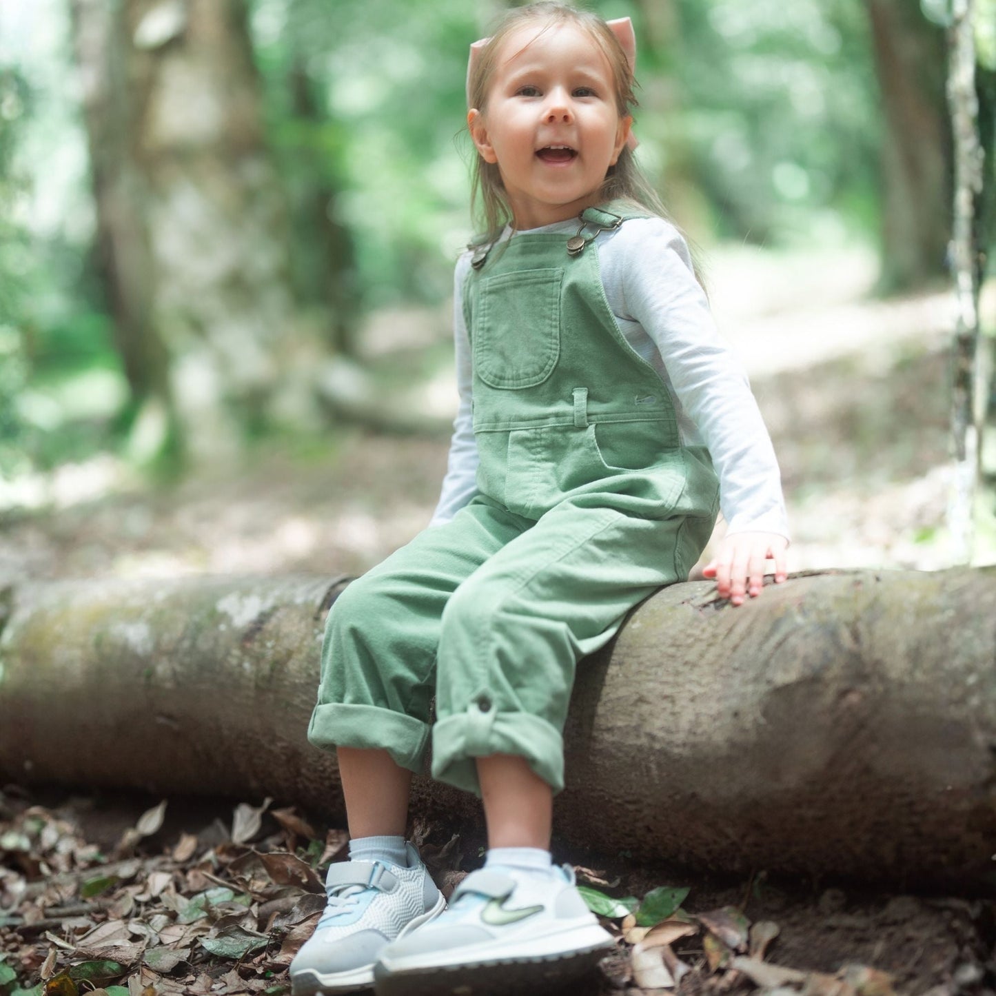 Sage Corduroy Dungarees