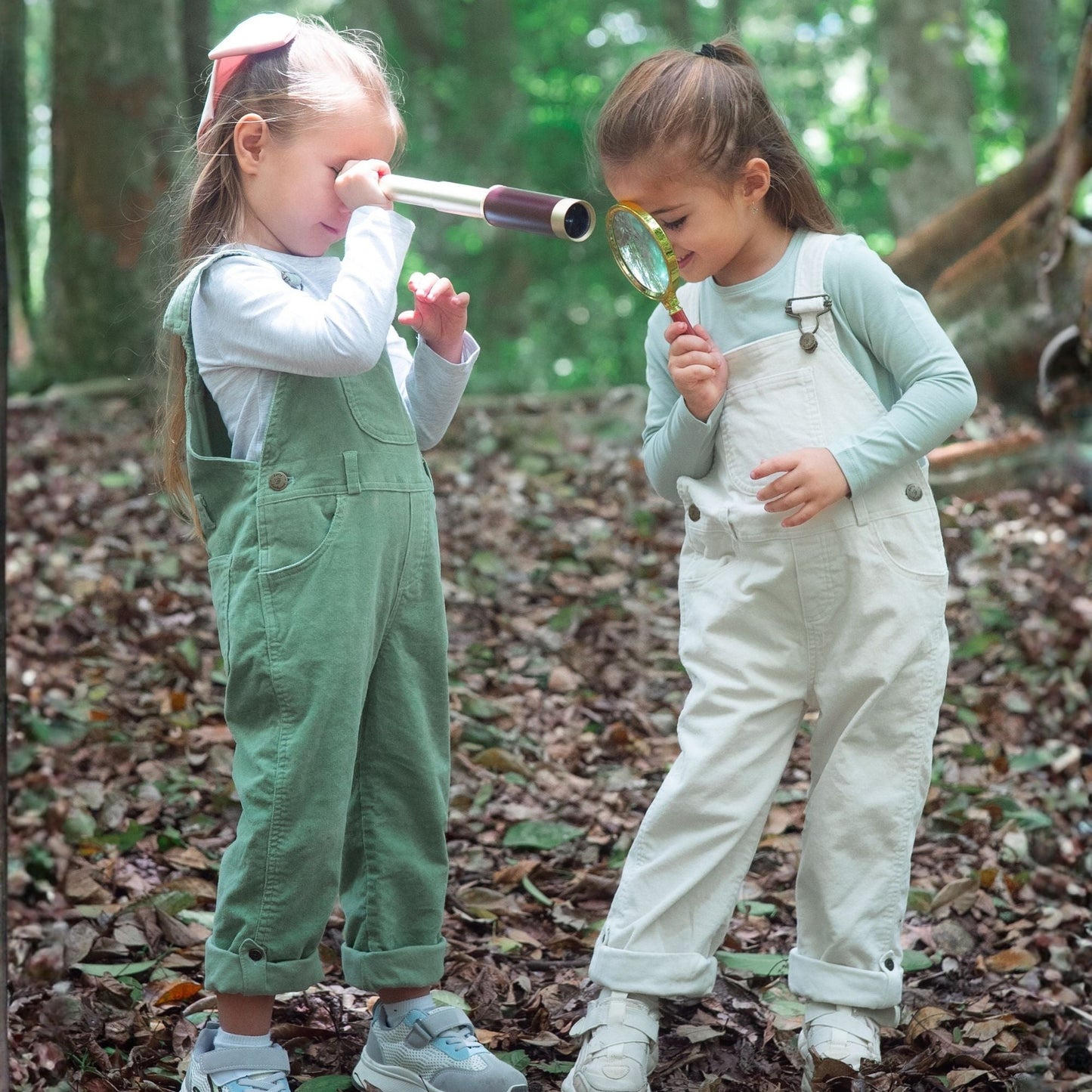 Sage Corduroy Dungarees