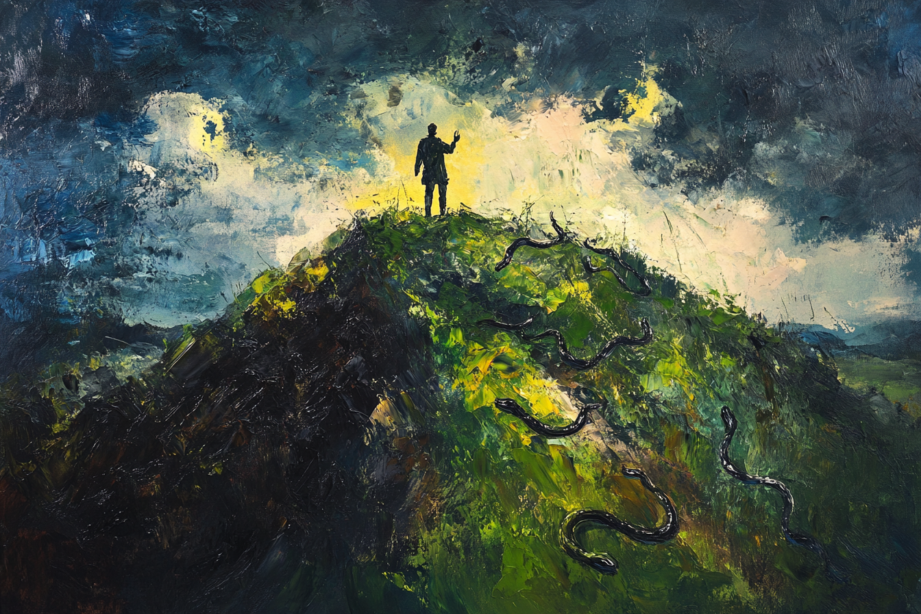 Saint Patrick’s Serpent Canvas