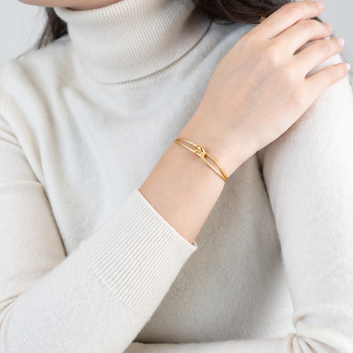 Mini Golden Soho Cord Bracelet