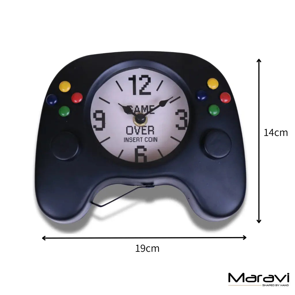 Sareka Gaming Room Clock Desktop or Wall Mounted
