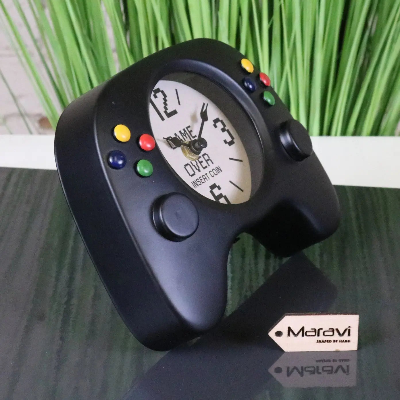 Sareka Gaming Room Clock Desktop or Wall Mounted