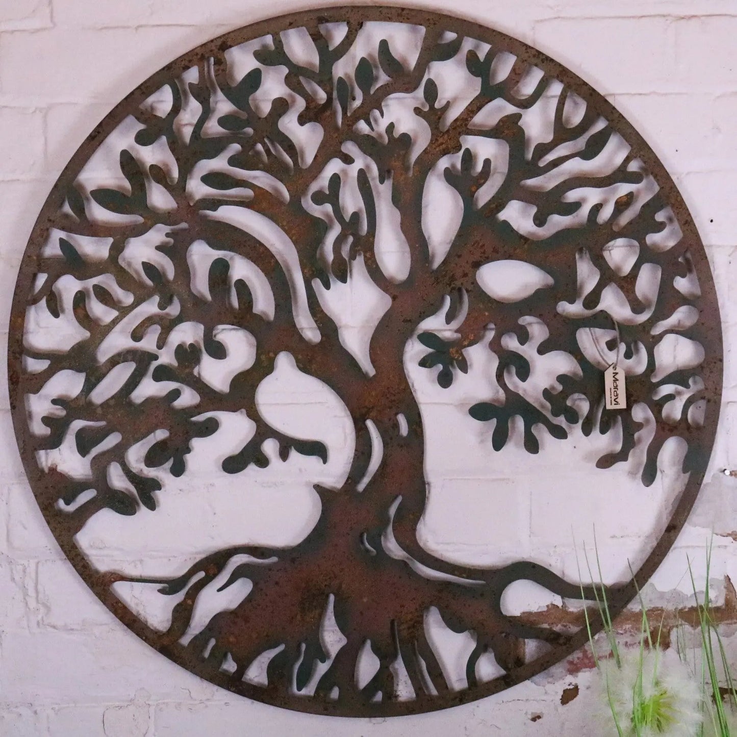 Sarvani Tree Metal Garden Wall Art 80cm