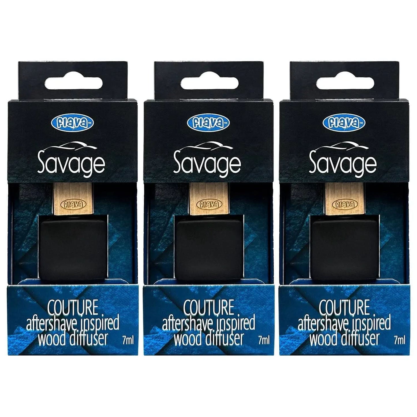 Flava Couture Wood Car Air Freshener - Savage