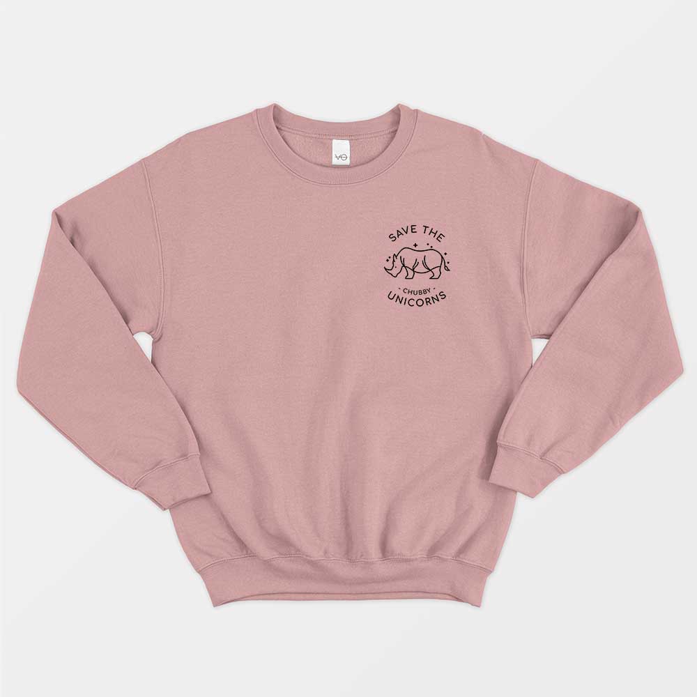 Save The Chubby Unicorns Corner Sweatshirt (Unisex)