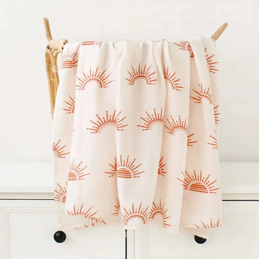 Bamboo Cotton Muslin Swaddle Baby Blanket