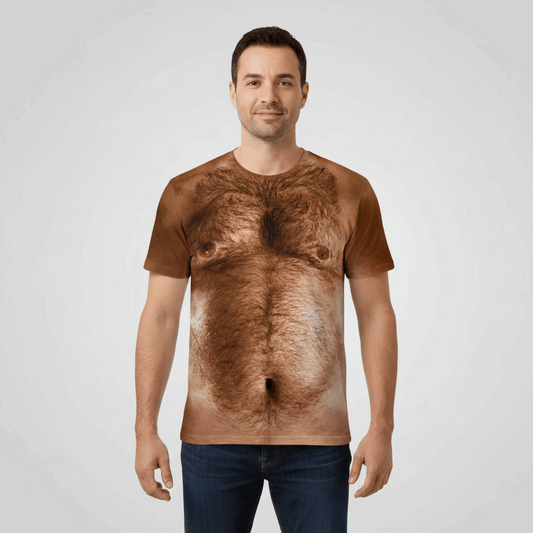 My Ugly T-Shirt - Mens Hairy Belly Printed T-shirt