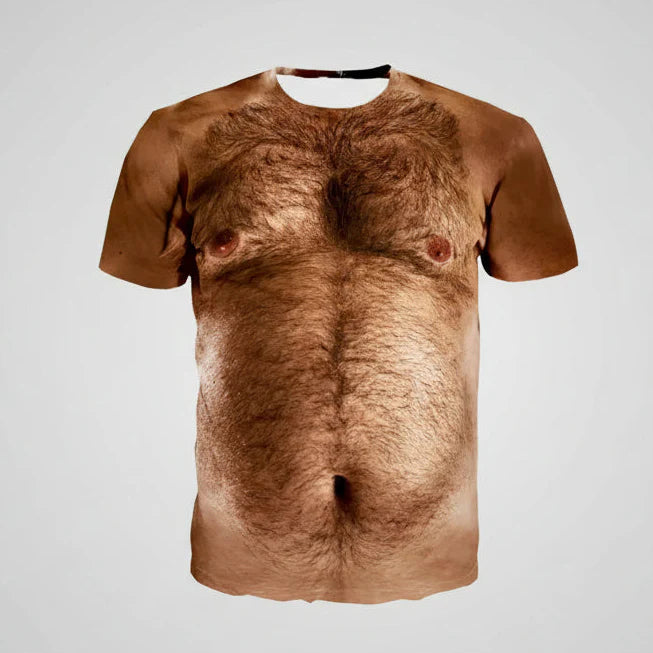 My Ugly T-Shirt - Mens Hairy Belly Printed T-shirt