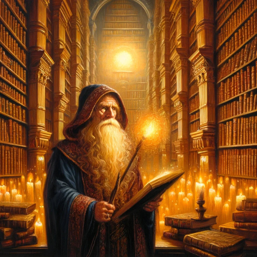 Scholarly Magic Library Canvas