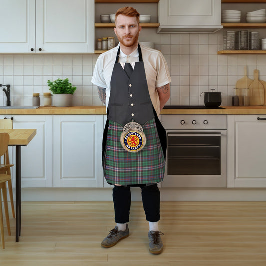 No Scotland, No Party! Green Kilt - Novelty - Water-Resistant Adults Apron