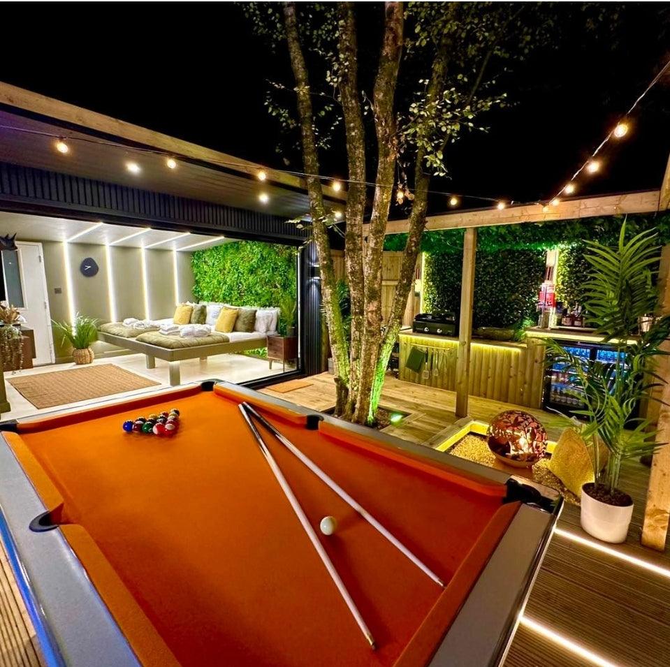 26M / 85FT Super Festoon Warm White Outdoor Plug-in Connectable LED String Lights