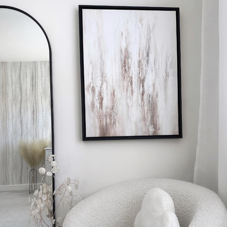 Forma Portrait Framed Printed Canvas