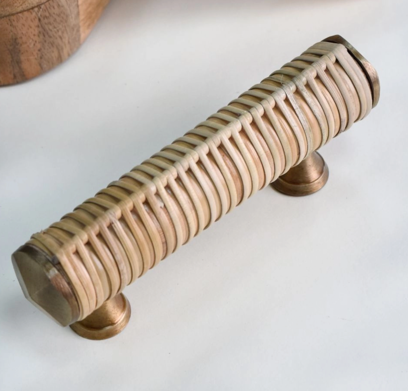 Druridge Rattan Drawer Handle