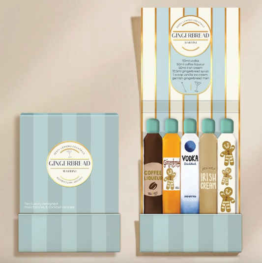 Gingerbread Martini Cocktail Matchbook