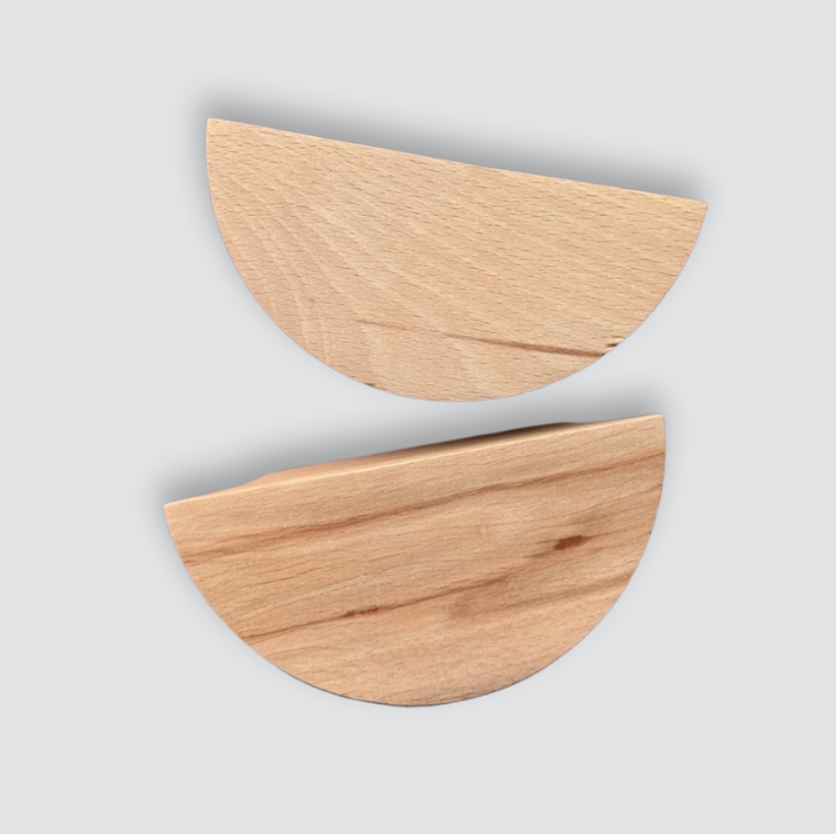 Charlton Wood Half Moon Handle