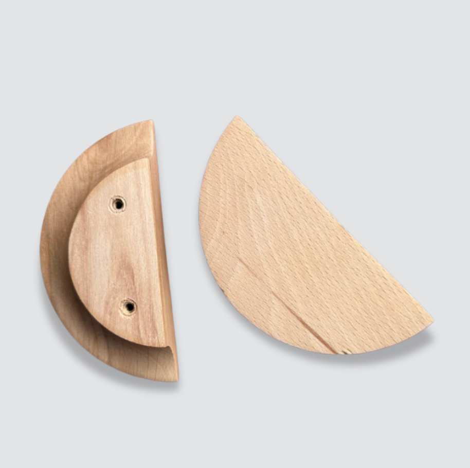 Charlton Wood Half Moon Handle