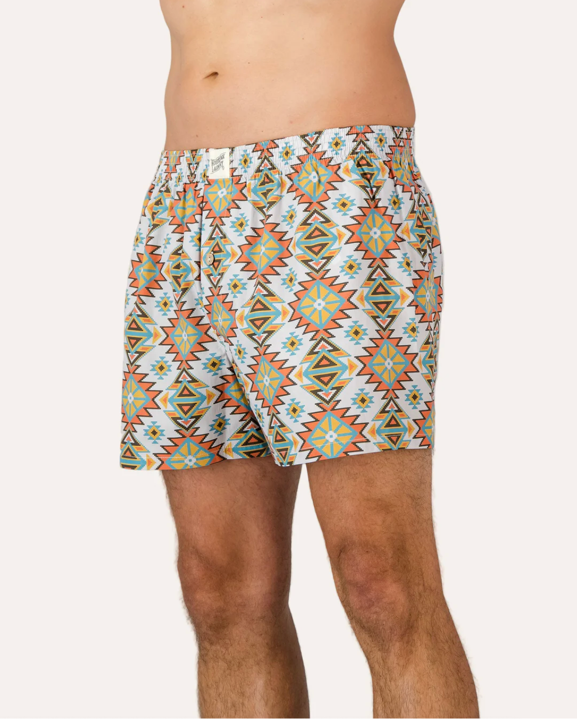 Mens Boxer Shorts - Aztec