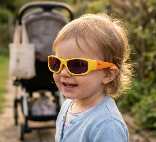 Yellow Orange Toddler Sunglasses | Signature Lens | Classic Fit | 1-2 Years