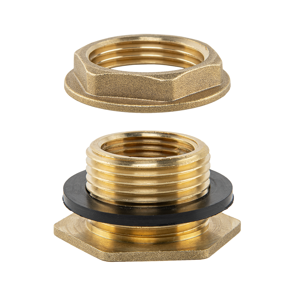 Water Butt Brass Kit 3/4" with Brass Quick Connect Tap