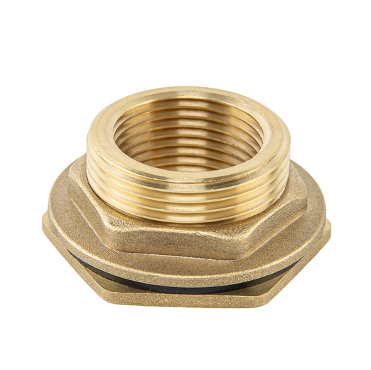 Water Butt Brass 1" BSP Male - 3/4" BSP Female