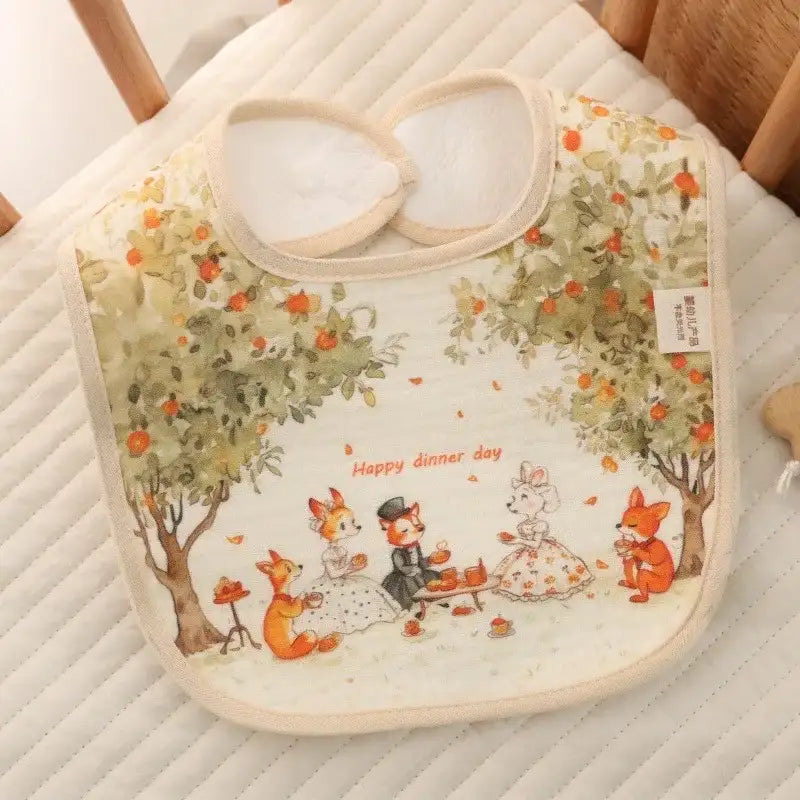 Vintage Style Cotton Baby Bibs