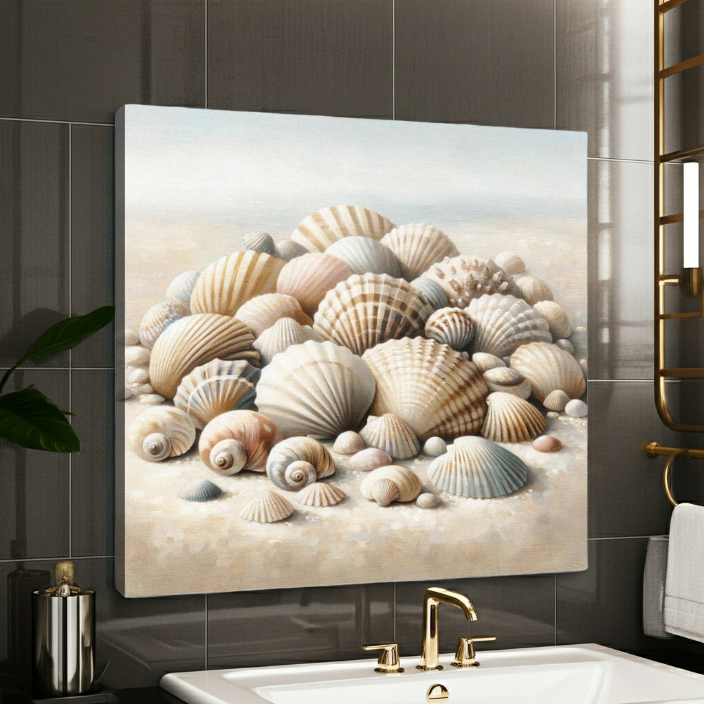 Seashell Symphony Canvas