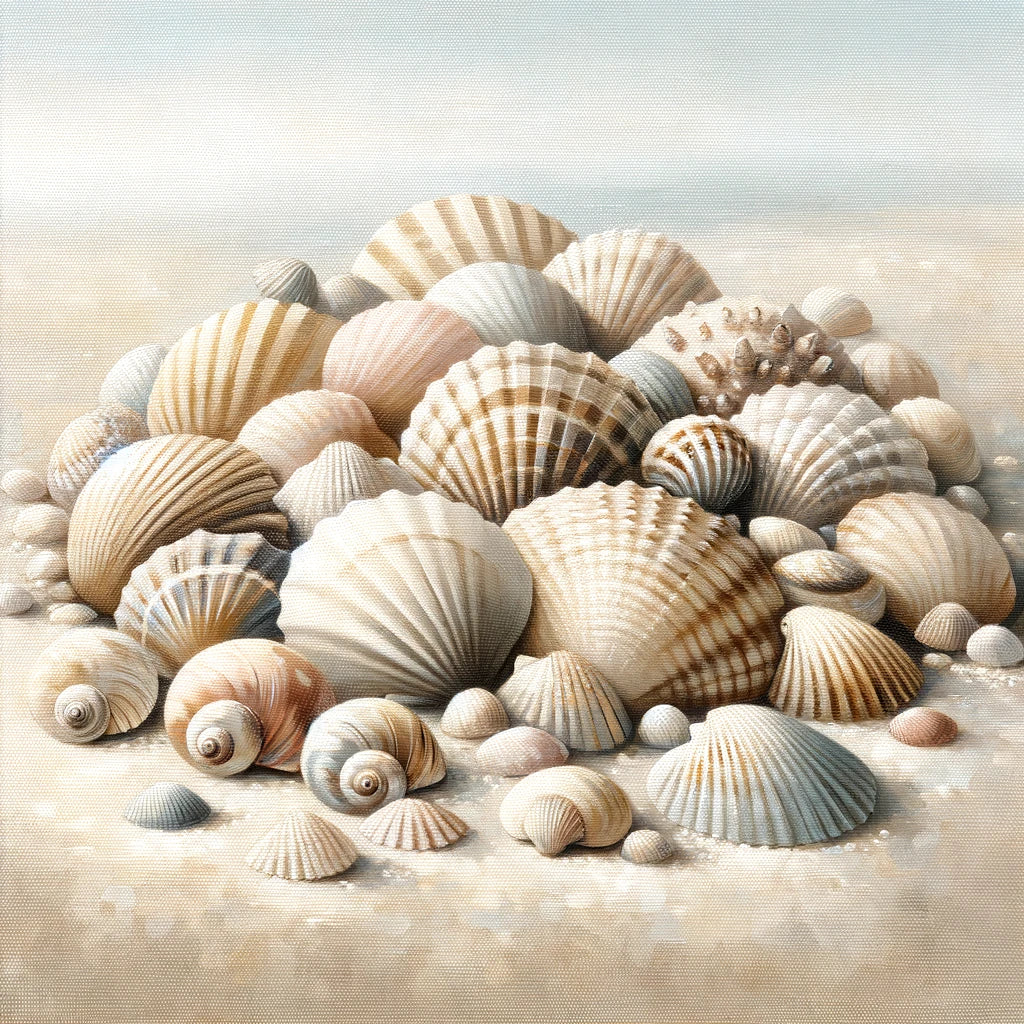 Seashell Symphony Canvas