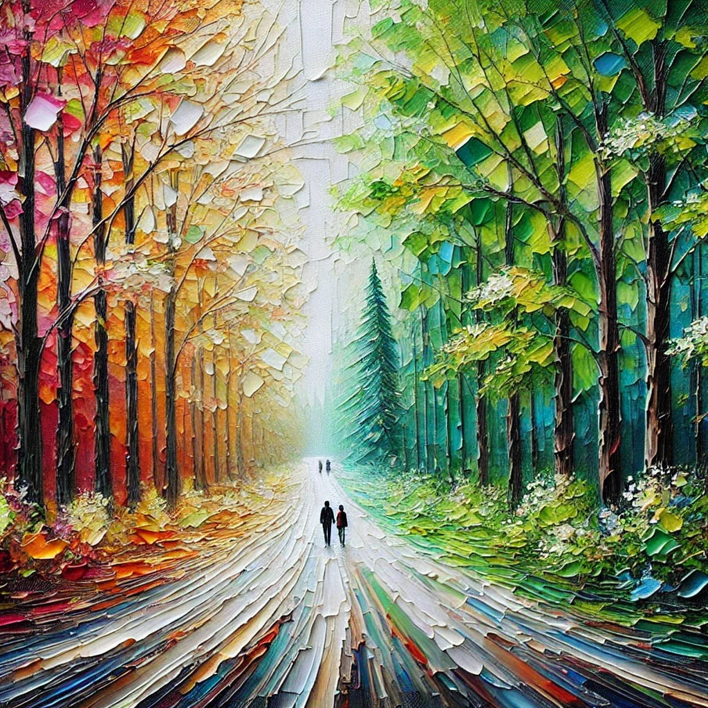 Seasons Pathway Canvas