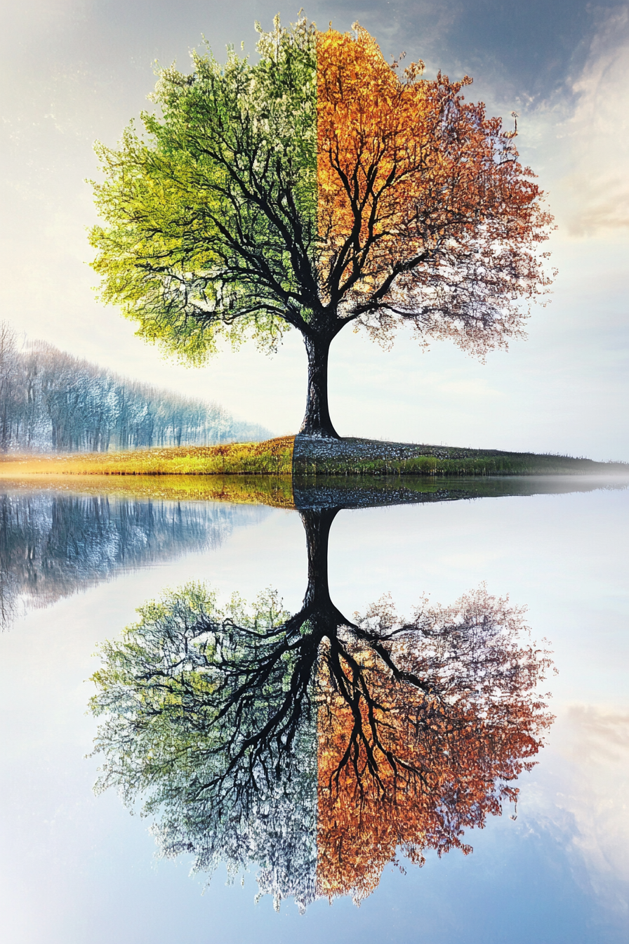 Seasons Reflected Canvas