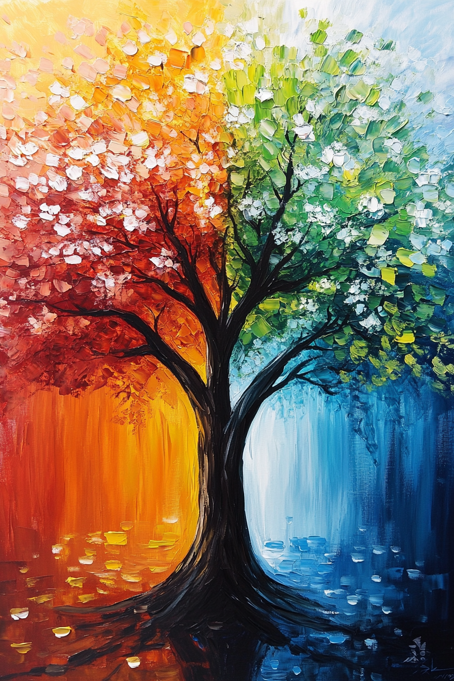 Seasons of Reflection Blanket