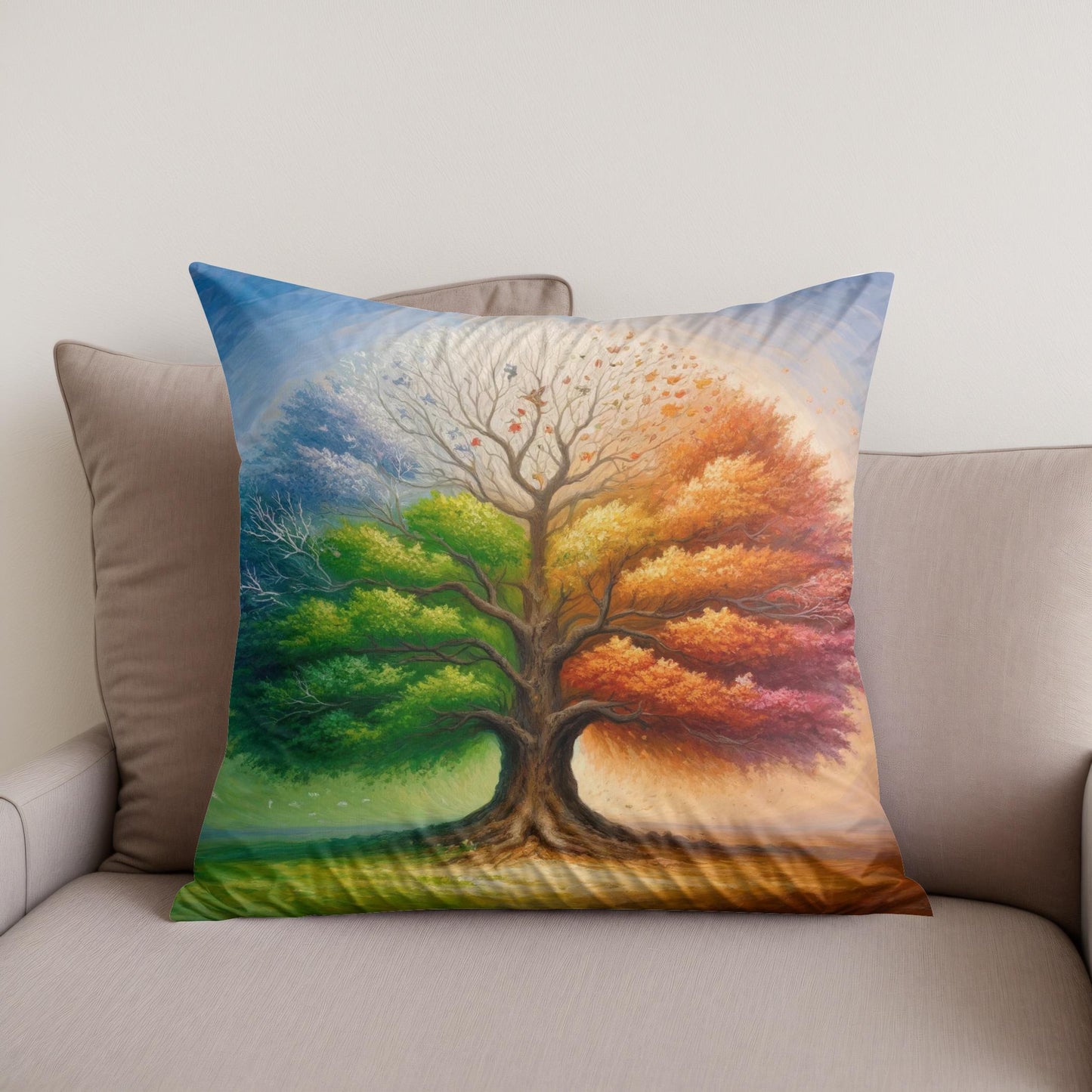 Seasons in Harmony Cotton Cushion