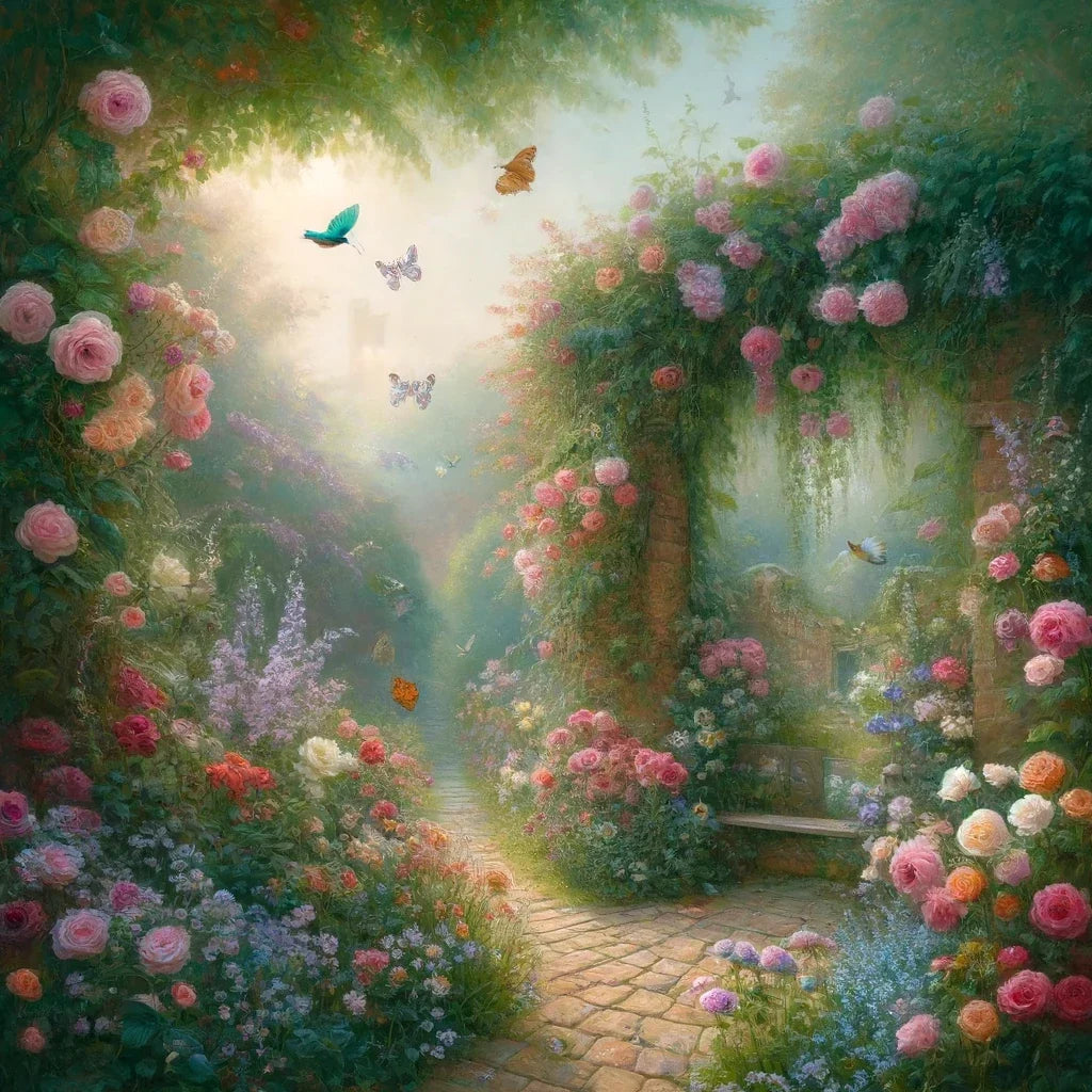 Secret Garden Retreat Canvas