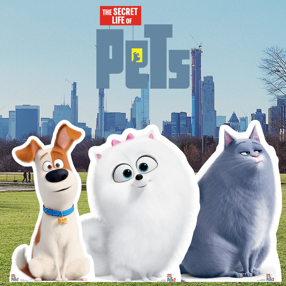 SC1378 Chloe Tabby Cat Secret Life of Pets Cardboard Cut Out Height 87cm