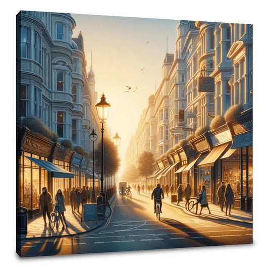 Bristol's Park Street Morning Glow Canvas