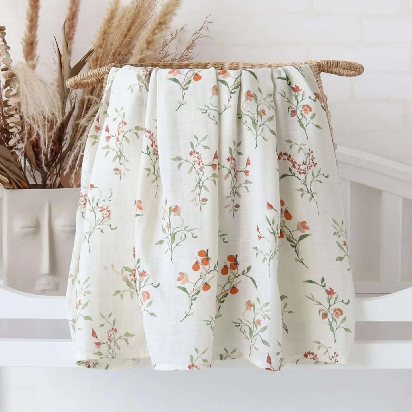 Bamboo Cotton Muslin Swaddle Baby Blanket