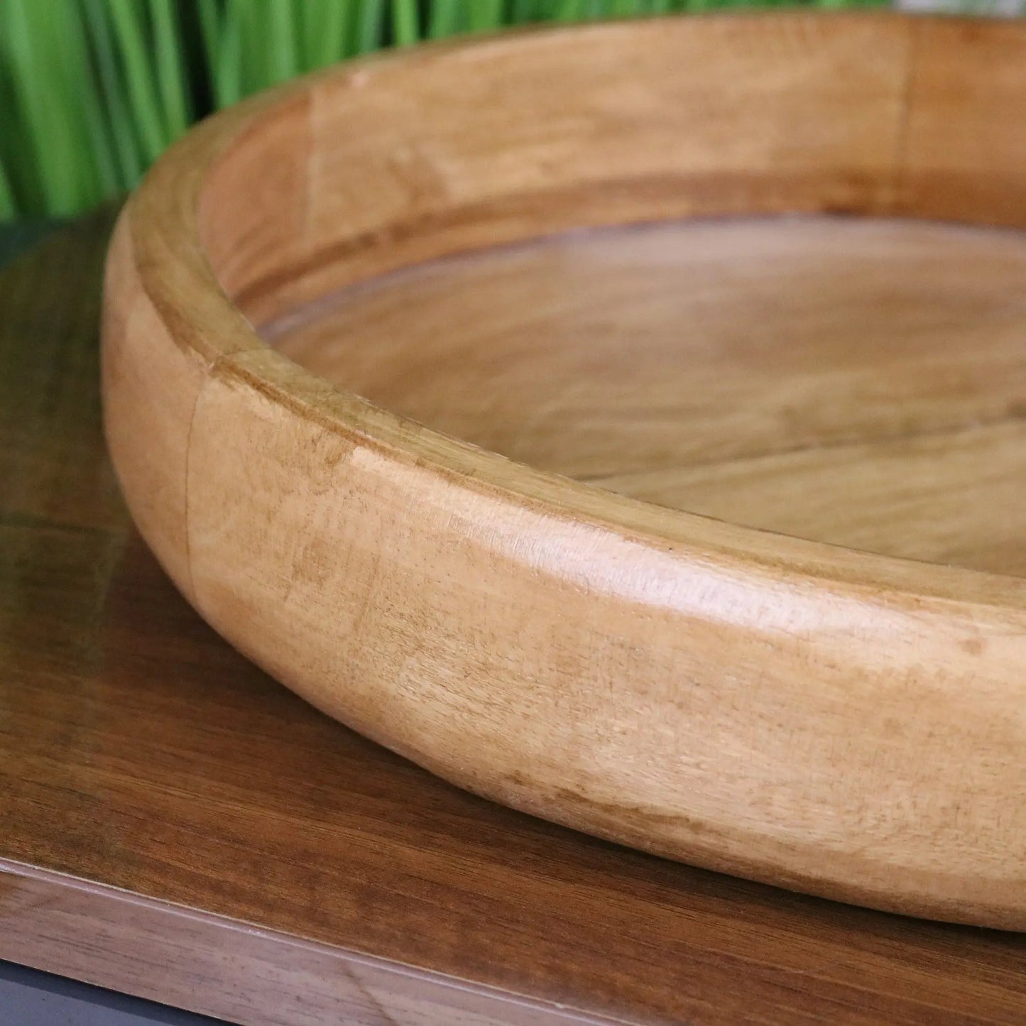 Segti Wooden Fruit Wood Bowl Tray