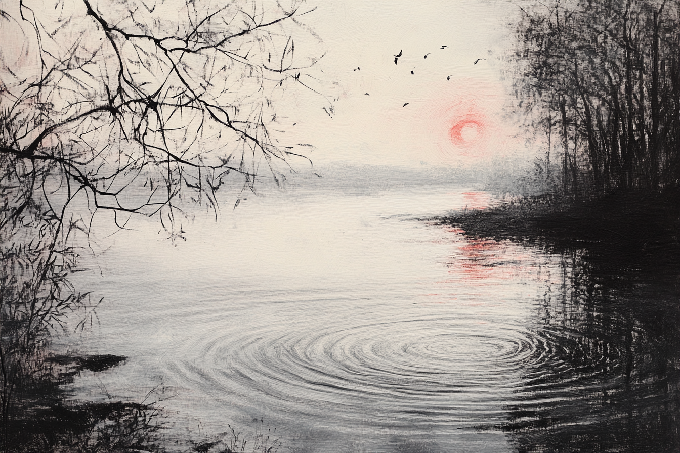 Serene Lakeside Canvas