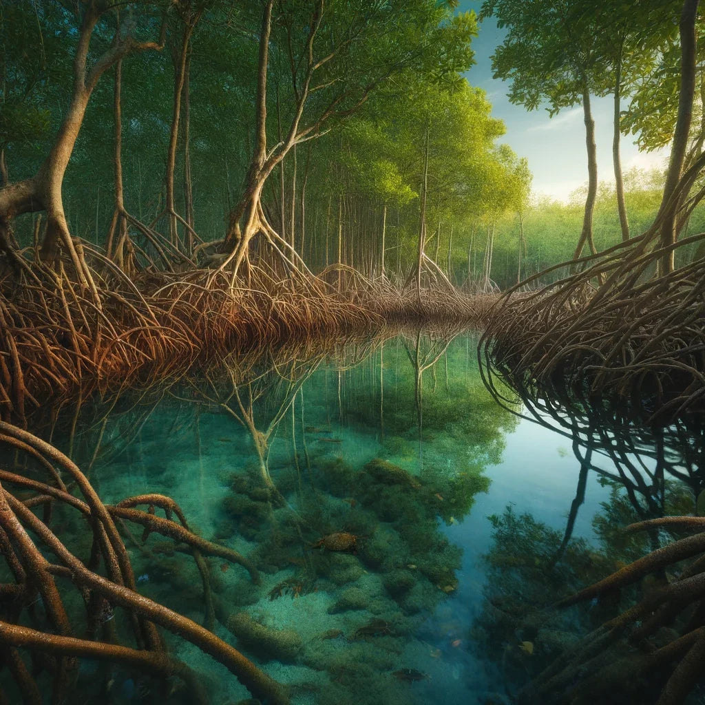 Serene Mangrove Canvas