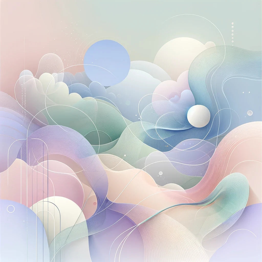 Serene Pastel Whisper Canvas