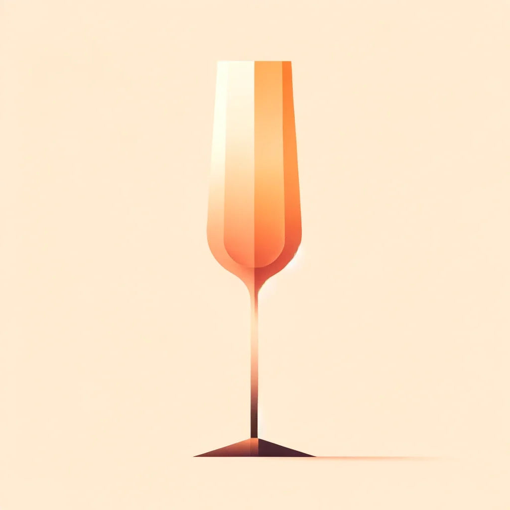 Serene Peach Bellini Canvas