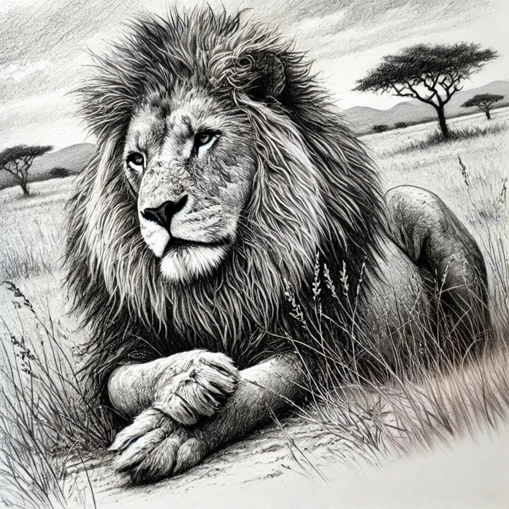 Serene Savannah Majesty Canvas