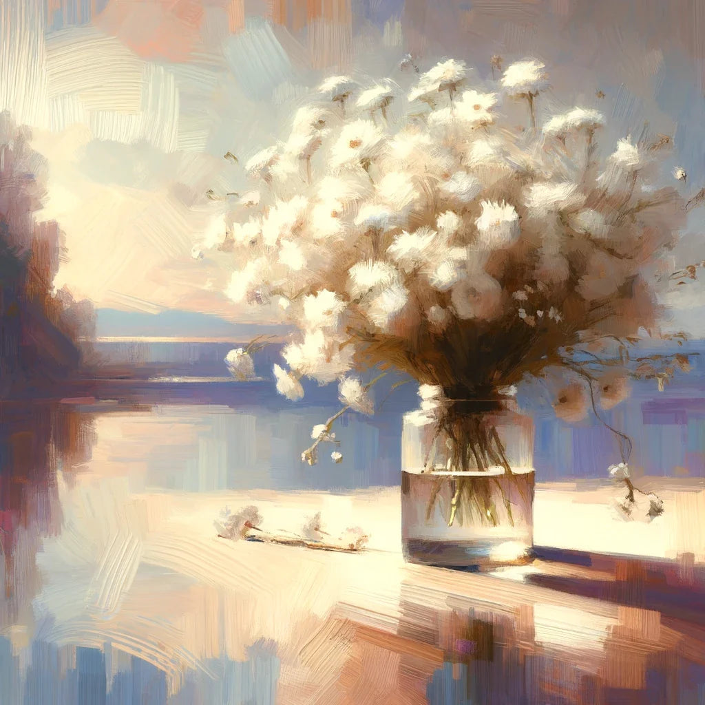 Serene Vase Elegance Canvas