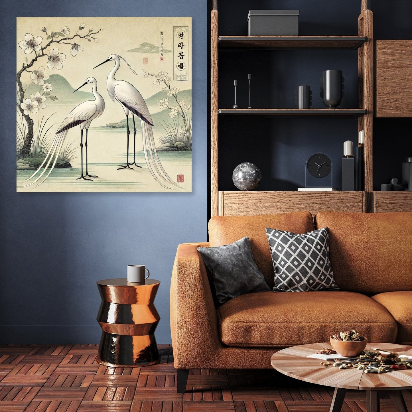 Serene Cranes Canvas