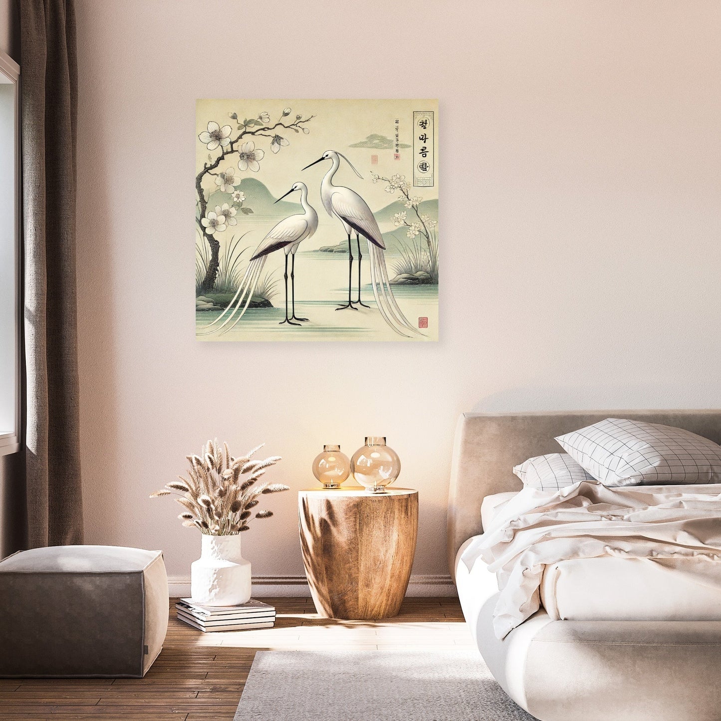 Serene Cranes Canvas
