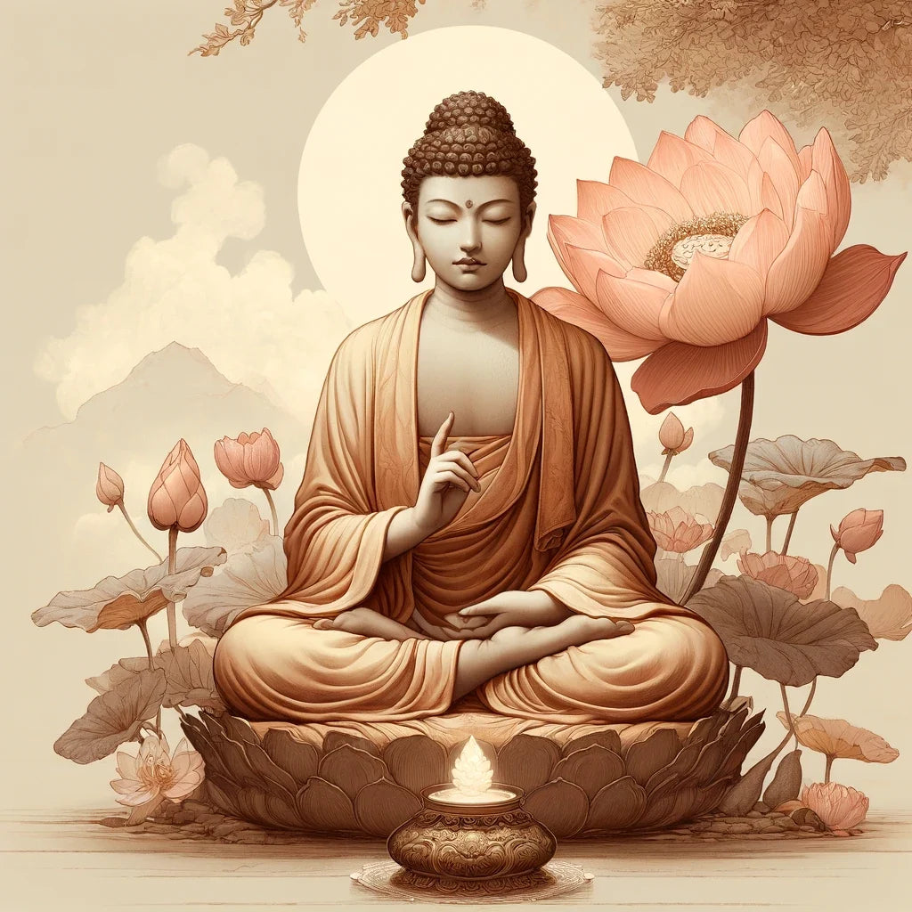 Serenity Lotus Canvas