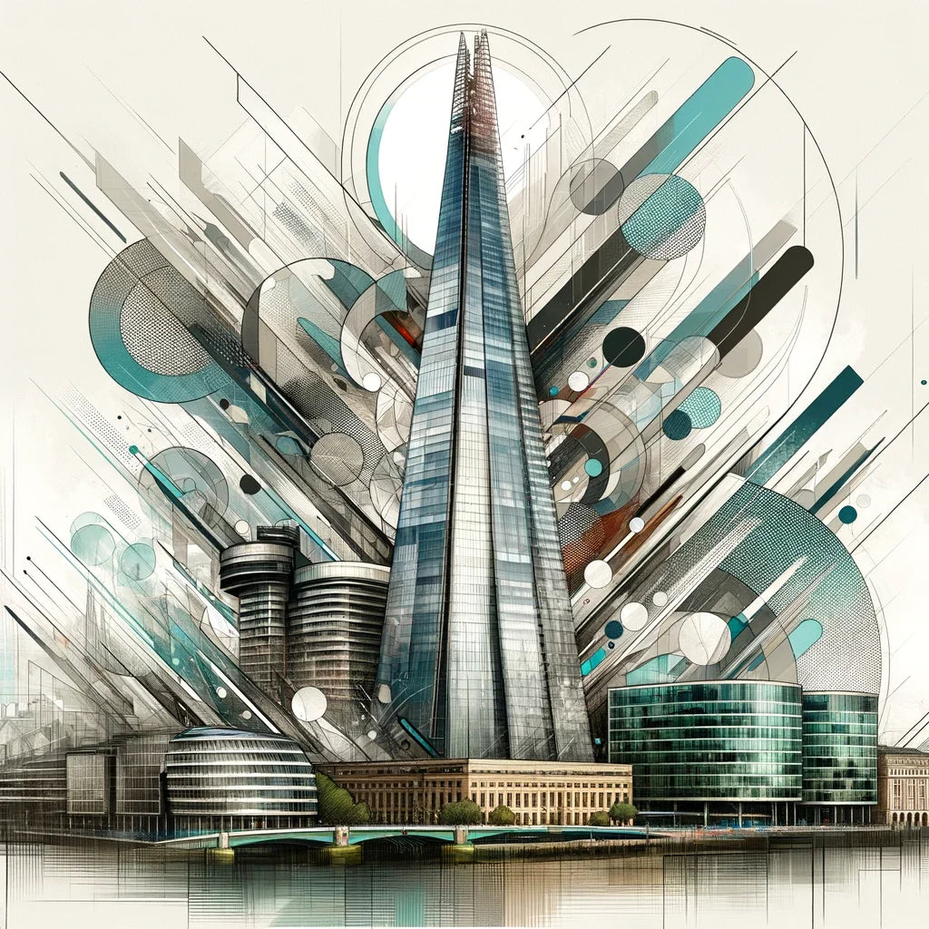 London Shard Spectrum Canvas