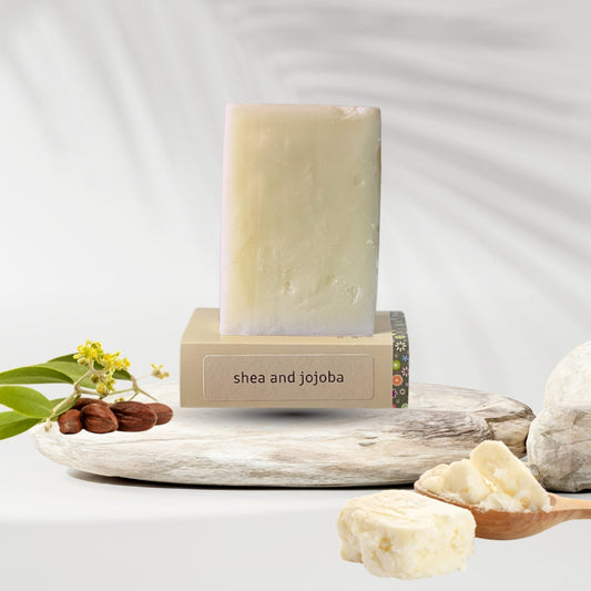Shea and Jojoba Bar - Nourishing Soap & Shampoo for Dry Skin & Hair